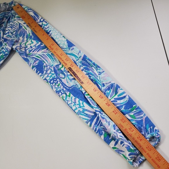 Lilly Pulitzer Women Meg‎ Tunic Top Size XS Lightweight Stretch V-Neck Resort - Picture 12 of 14